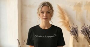 Camiseta calma-oscuros