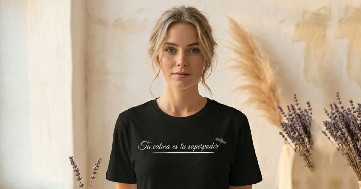 Camiseta calma-oscuros