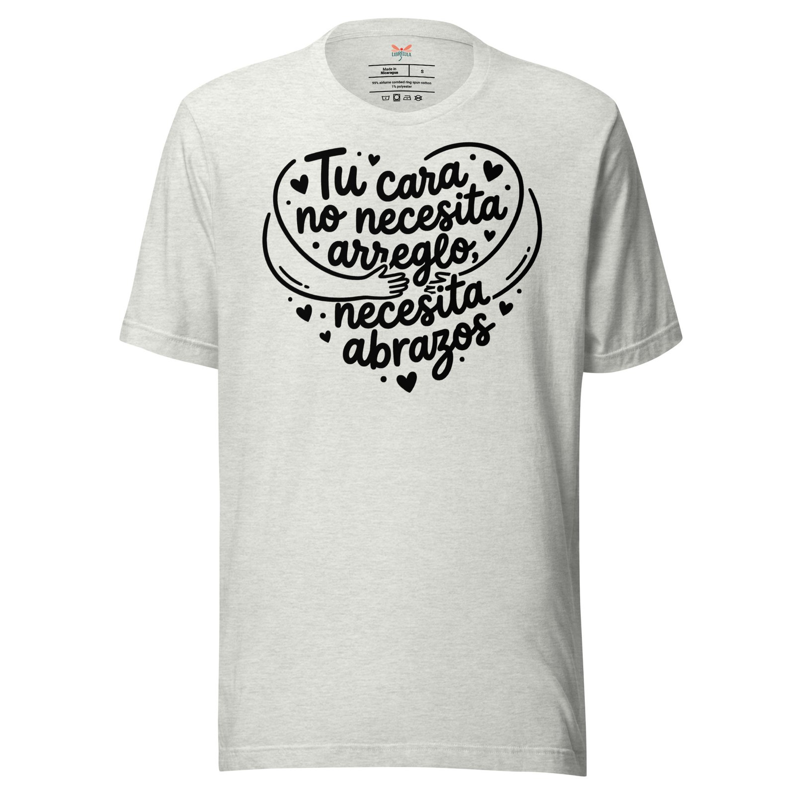 Camiseta de manga corta unisex Tu Cara. Colores Claros - Imagen 7