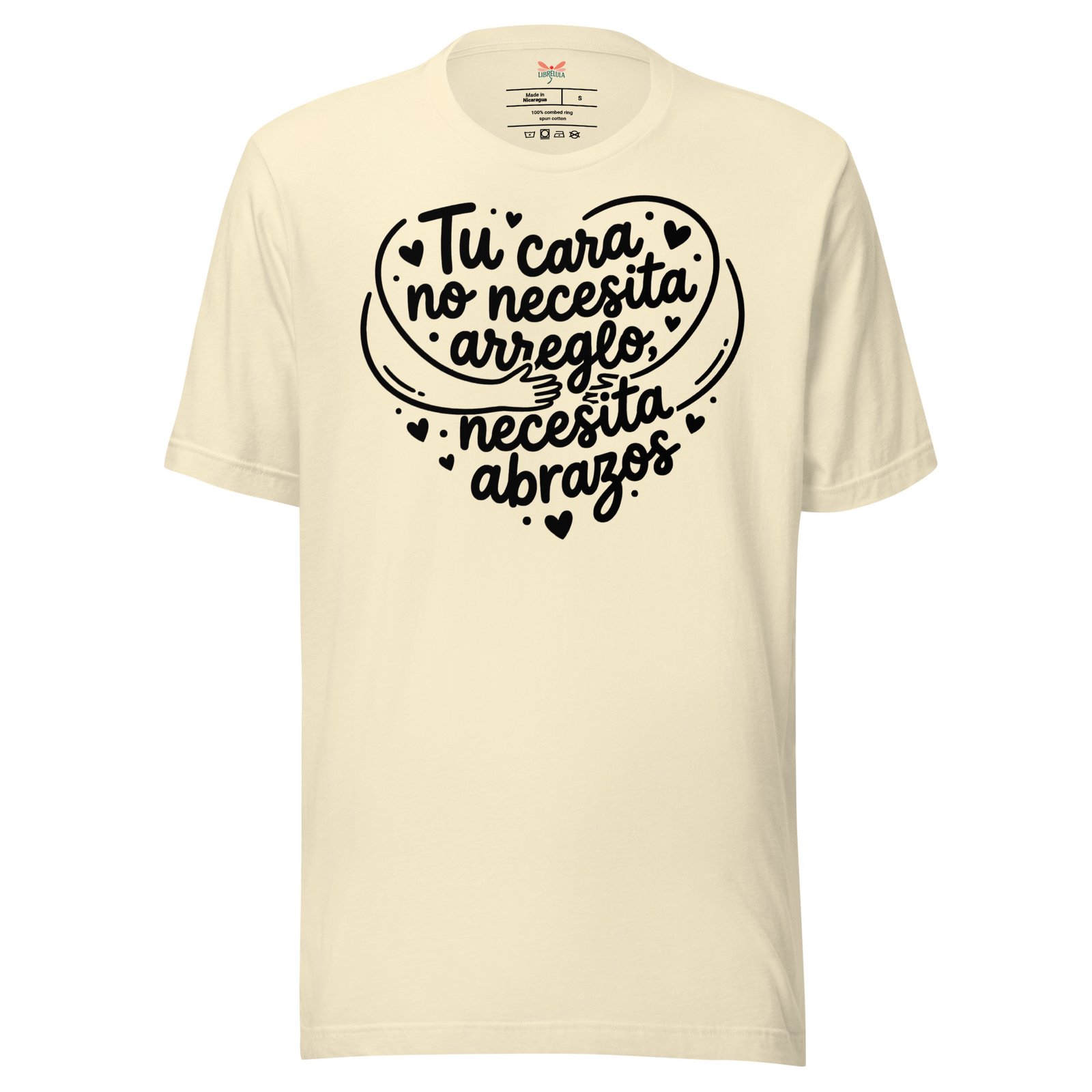 Camiseta de manga corta unisex Tu Cara. Colores Claros - Imagen 8